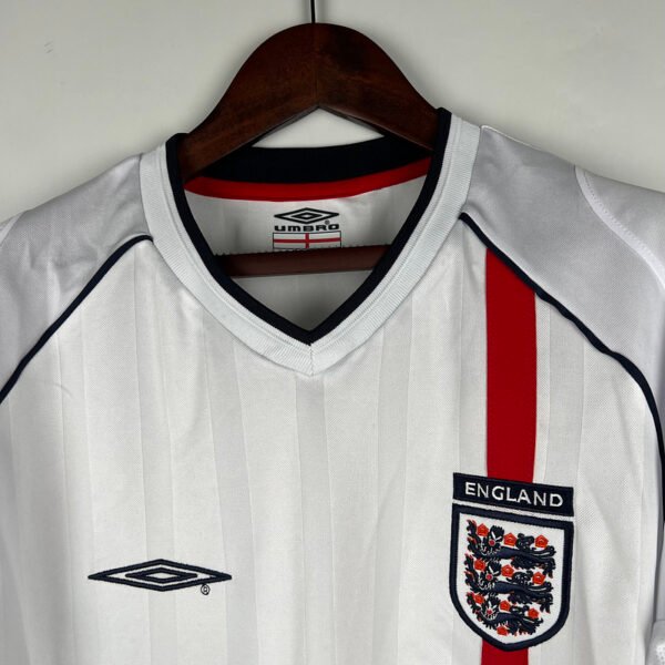 61058949 England 2002 Home Retro Long Sleeve Jersey S-2XL