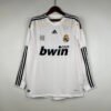 Real Madrid 2009/10 Home Retro Long Sleeve Jersey S-2XL