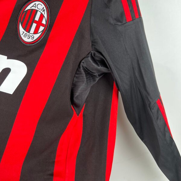 AC Milan 2008/09 Home Retro Long Sleeve Jersey S-2XL