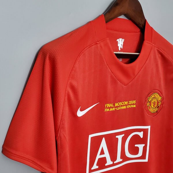669d2539 Manchester United 2007/08 Champions League version Home Retro Jersey S-2XL