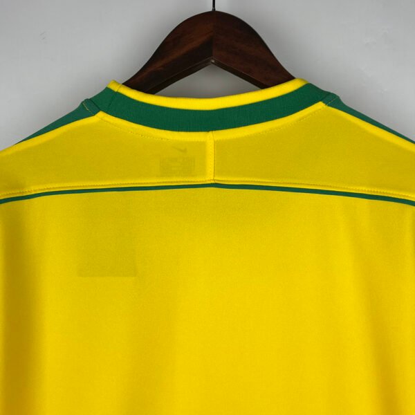 67d2f06e Brazil 1998 Home Retro Long Sleeve Jersey S-2XL