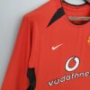 Manchester United 2002/03 Home Retro Long Sleeve Jersey S-2XL