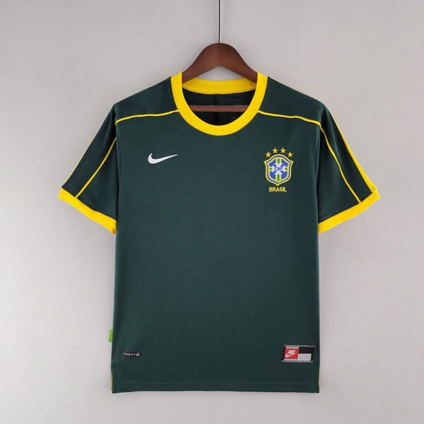 Brazil 1998 Goalkeeper Retro Jersey S-2XL