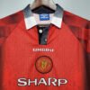 6962d88b Manchester United 1996/97 Home Retro Long Sleeve Jersey S-2XL