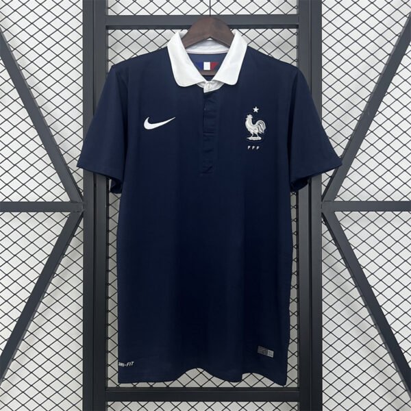 7 France 2014 Home Retro Jersey S-2XL