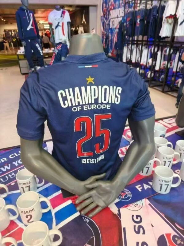 7 Paris Saint Germain 24/25 home jersey Champions League numbered version (player version) S-2XL