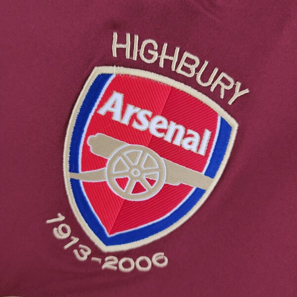 7 Arsenal 2005/06 Away Retro Long Sleeve Jersey S-2XL