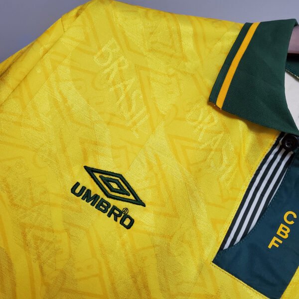 Brazil 1991/93 Home Retro Jersey S-2XL