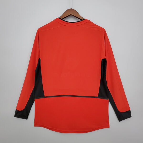 Manchester United 2002/03 Home Retro Long Sleeve Jersey S-2XL