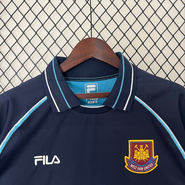 7dca616b West Ham United 1999/01 Second Away Retro Jersey S-2XL