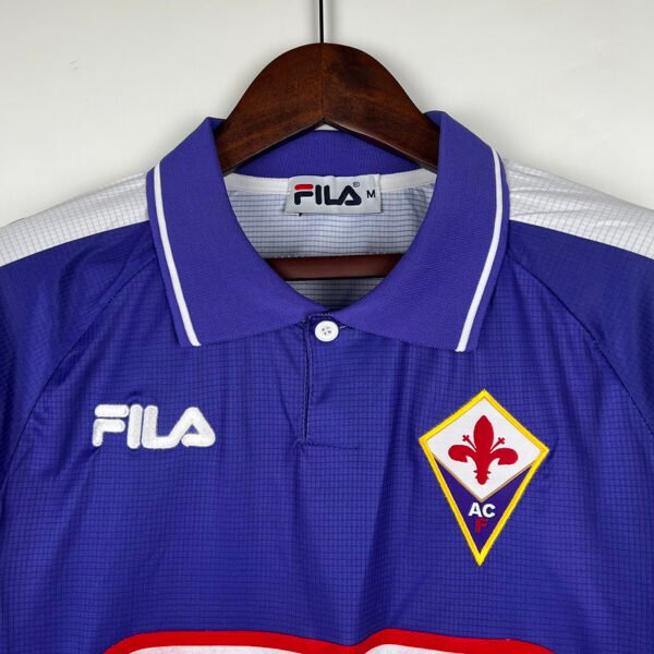 Fiorentina 1998 Home Retro Long Sleeve Jersey S-2XL