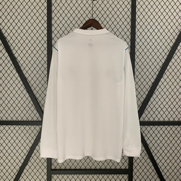 Real Madrid 2017/18 Home Retro Long Sleeves Jersey S-2XL