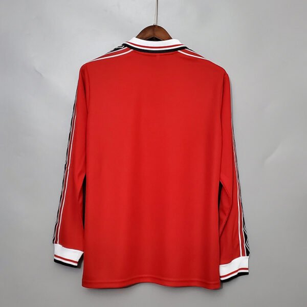 8ad57ed5 Manchester United 1998/99 Home Retro Long Sleeved Jersey S-2XL