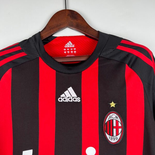 AC Milan 2008/09 Home Retro Long Sleeve Jersey S-2XL
