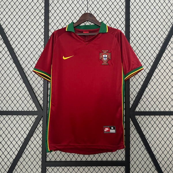 8f6372c5 Portugal 1997/98 Home Retro Jersey S-2XL