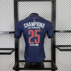 Paris Saint Germain 24/25 home jersey Champions League numbered version (player version) S-2XL