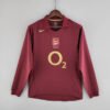 9 Arsenal 2005/06 Away Retro Long Sleeve Jersey S-2XL