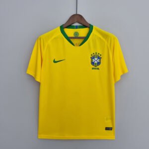 Brazil 2018 Home Retro Jersey S-2XL