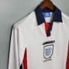 England 1998 Home Retro Long Sleeve Jersey S-2XL