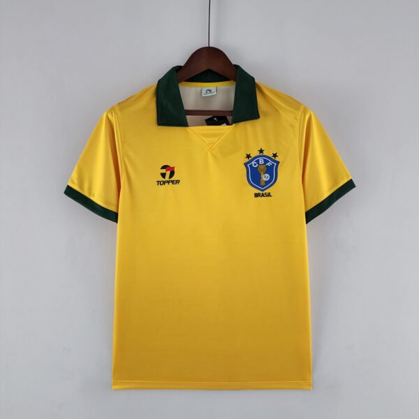 Brazil 1988 Home Retro Jersey S-2XL