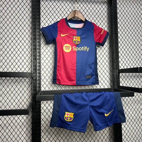 Barcelona 24/25 Home Jersey (Kids Set) 16-28