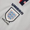 England 1998 Home Retro Long Sleeve Jersey S-2XL
