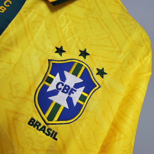 Brazil 1991/93 Home Retro Jersey S-2XL