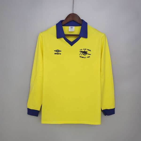 Arsenal 1971/79 Away Retro Long Sleeves Jersey S-2XL