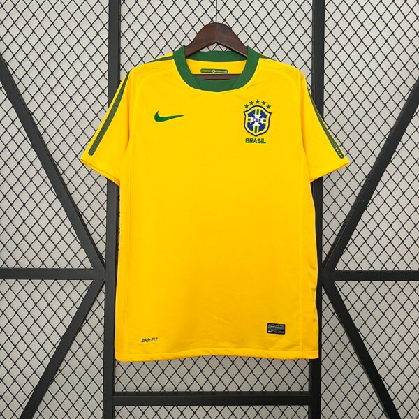 a37c538e Brazil 2010 Home Retro Jersey S-2XL