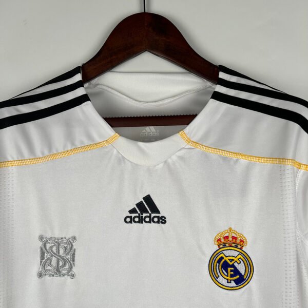 Real Madrid 2009/10 Home Retro Long Sleeve Jersey S-2XL