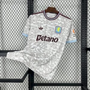 Aston Villa 25/26 Away Fan Version Jersey - S-2XL