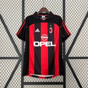AC Milan 2001/02 Home Retro Jersey S-2XL