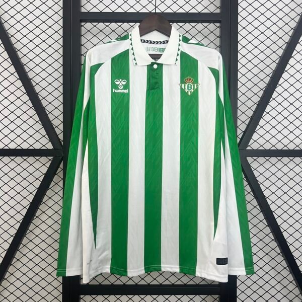 Real Betis 24/25 Home Long Sleeve Jersey - S-2XL