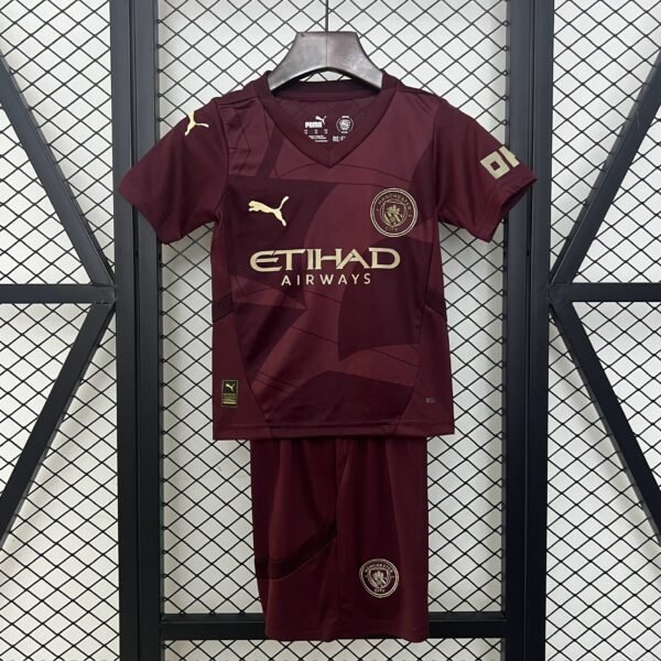 Manchester City 24/25 Third away jersey (children's kit) 16-28