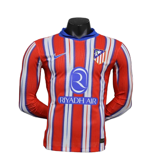 Atlético de Madrid 24/25 Home Long Sleeve Jersey - S-2XL