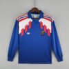France 1988/90 Home Retro Long Sleeve Jersey S-2XL