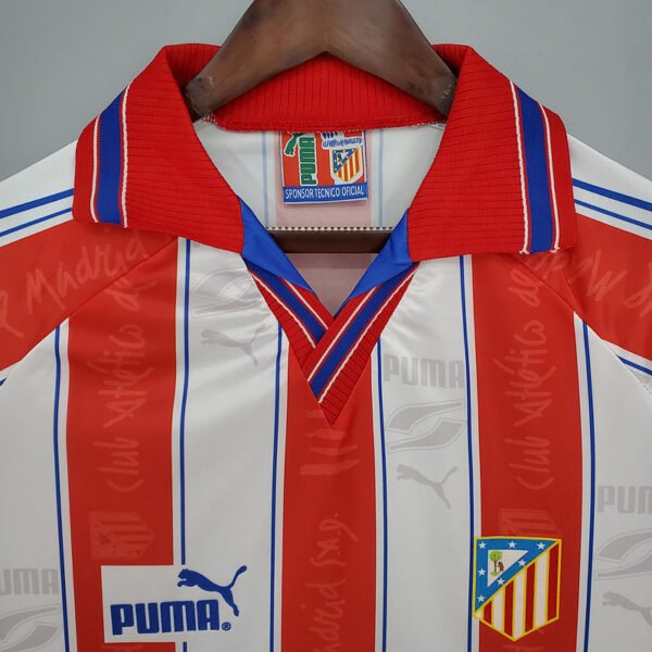 d8fcc2ea Atletico Madrid 1996/97 Home Retro Jersey S-2XL