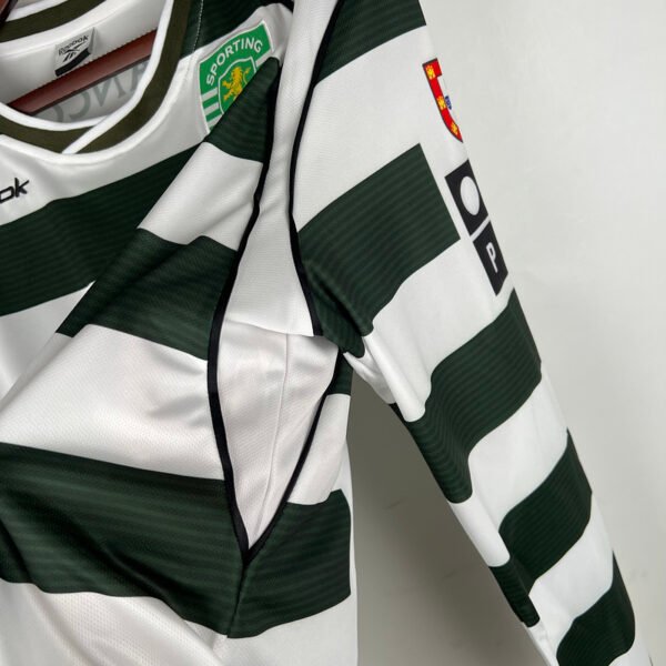 Sporting Lisbon 2001/03 Home Retro Long Sleeve Jersey S-2XL