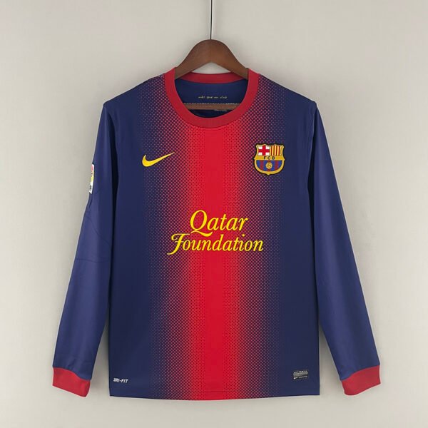 Barcelona 2012/13 Home Retro Long Sleeve Jersey S-2XL