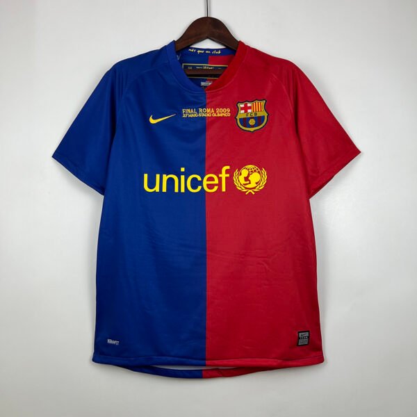 Barcelona 2008/09 UEFA Champions League Home Retro Jersey S-2XL
