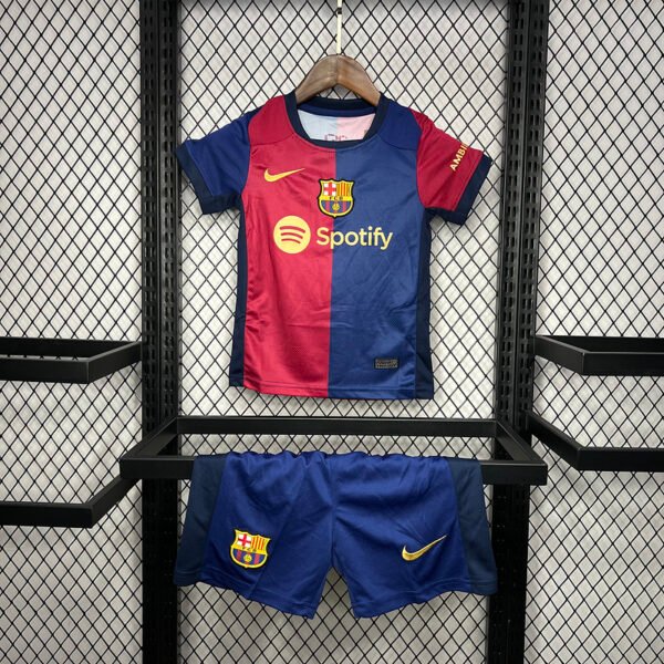 Barcelona 24/25 Home Jersey (Kids Set) 16-28