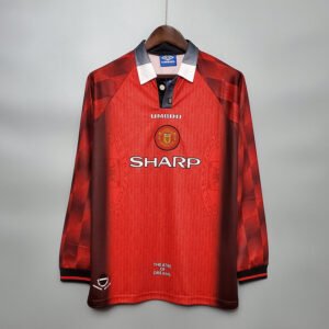 Manchester United 1996/97 Home Retro Long Sleeve Jersey S-2XL