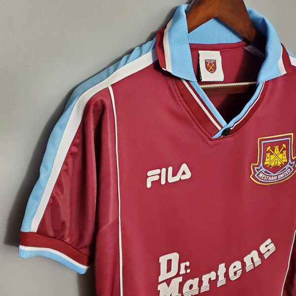 e49f1864 West Ham United 1999/01 Home Retro Jersey S-2XL