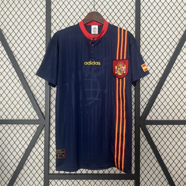 e6c5037e Spain 1996 Away Retro Jersey S-2XL