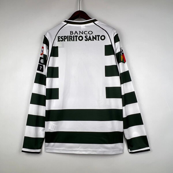Sporting Lisbon 2001/03 Home Retro Long Sleeve Jersey S-2XL