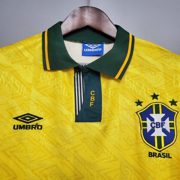 Brazil 1991/93 Home Retro Jersey S-2XL
