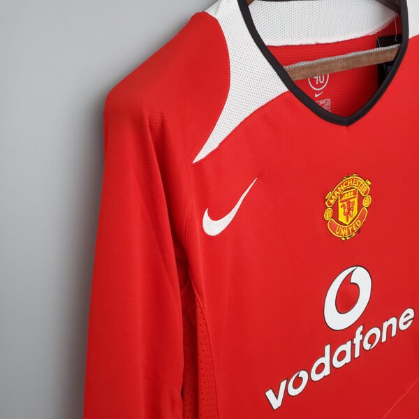 Manchester United 2004/06 Home Retro Long Sleeve Jersey S-2XL