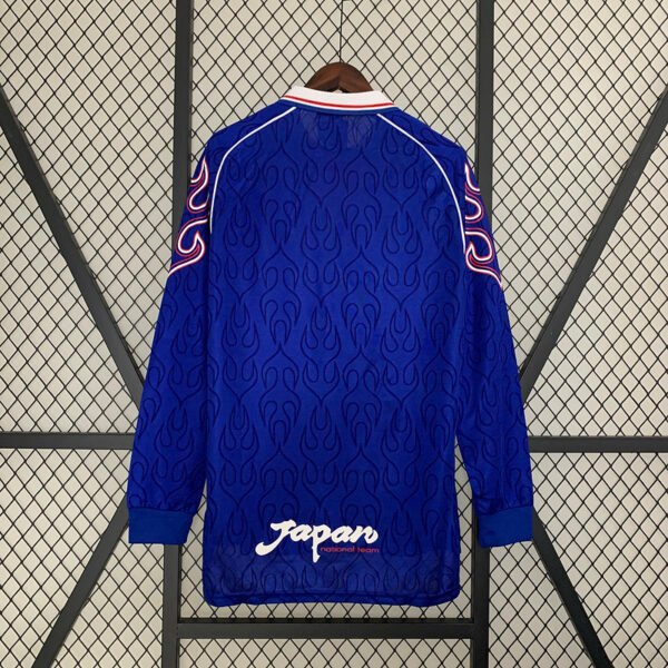 Japan 1998 Home Retro Long Sleeve Jersey S-2XL