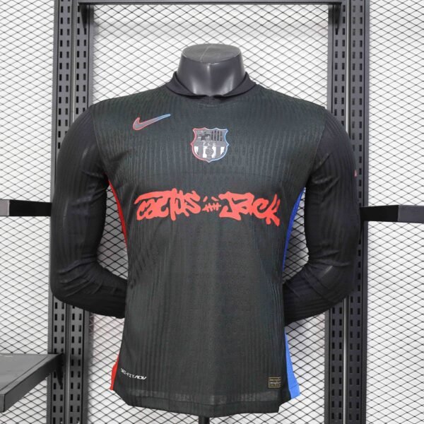 Barcelona 25/26 Away Collaboration Long Sleeve Jersey (Player Version) S-2XL