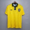 Brazil 1991/93 Home Retro Jersey S-2XL